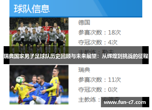瑞典国家男子足球队历史回顾与未来展望：从辉煌到挑战的征程