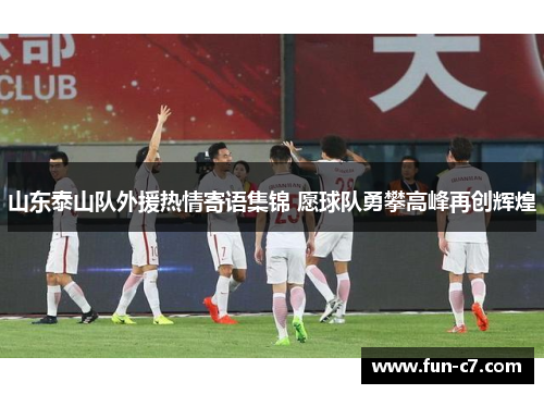 山东泰山队外援热情寄语集锦 愿球队勇攀高峰再创辉煌